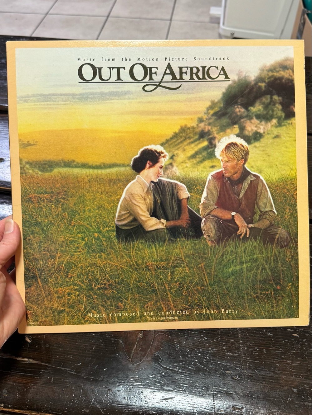 Out of Africa Soundtrack Vinyl JOHN BARRY (ORIGINAL SOUNDTRACK)